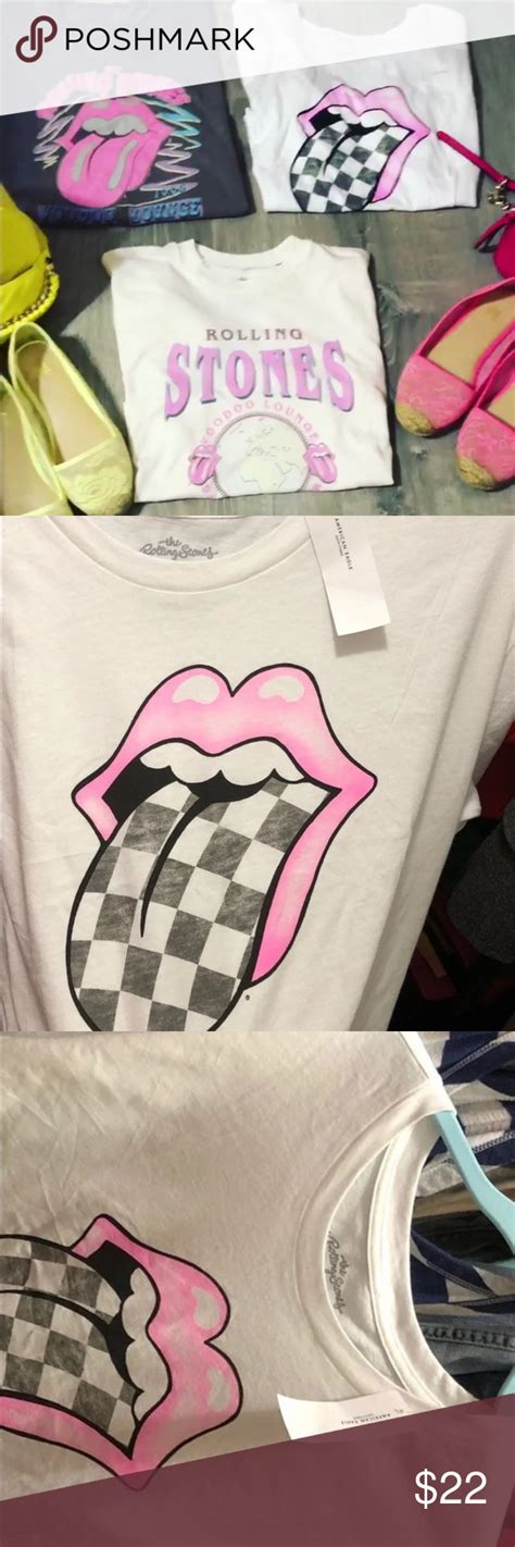 american eagle rolling stones shirt